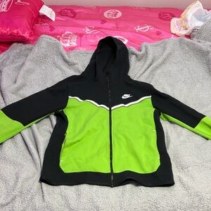 Nike Black and Lime Green Activewear Set